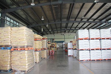 Plastic Pellet Raw Material Warehouse