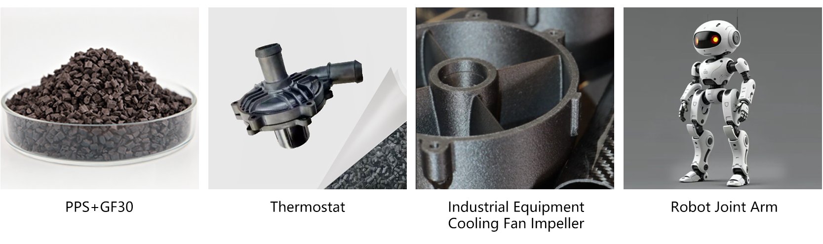 PPS 30% Glass Fiber Reinforced Polyphenylene Sulfide
