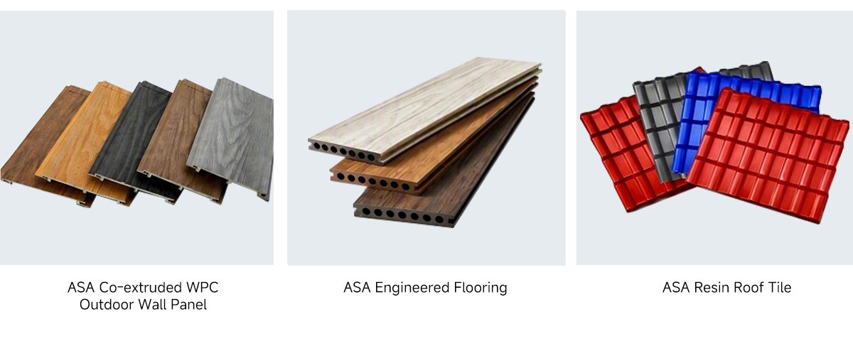 ASA compounds for outdoor building materials